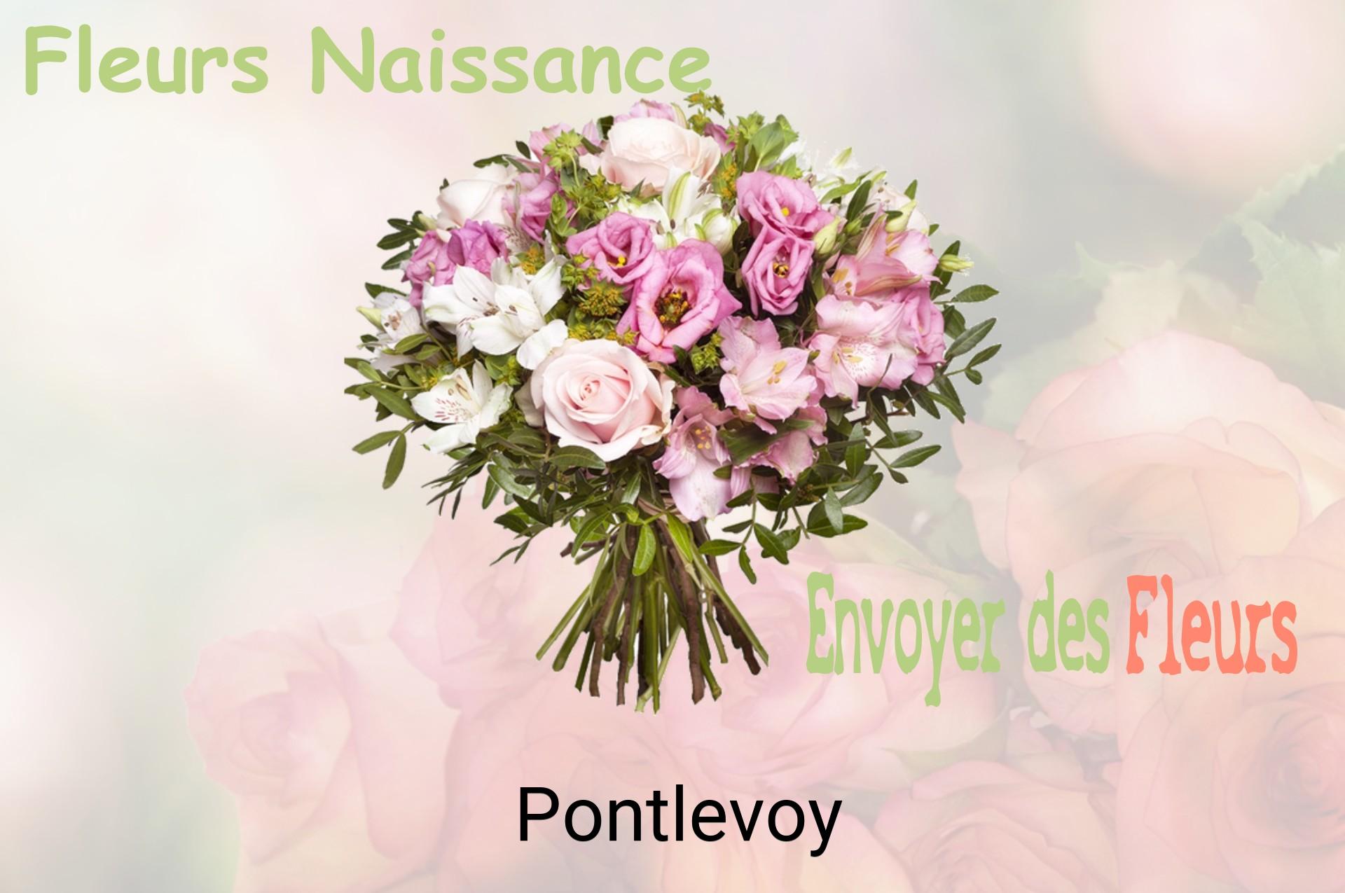 Bouquet de fleurs de naissance livré à Pontlevoy